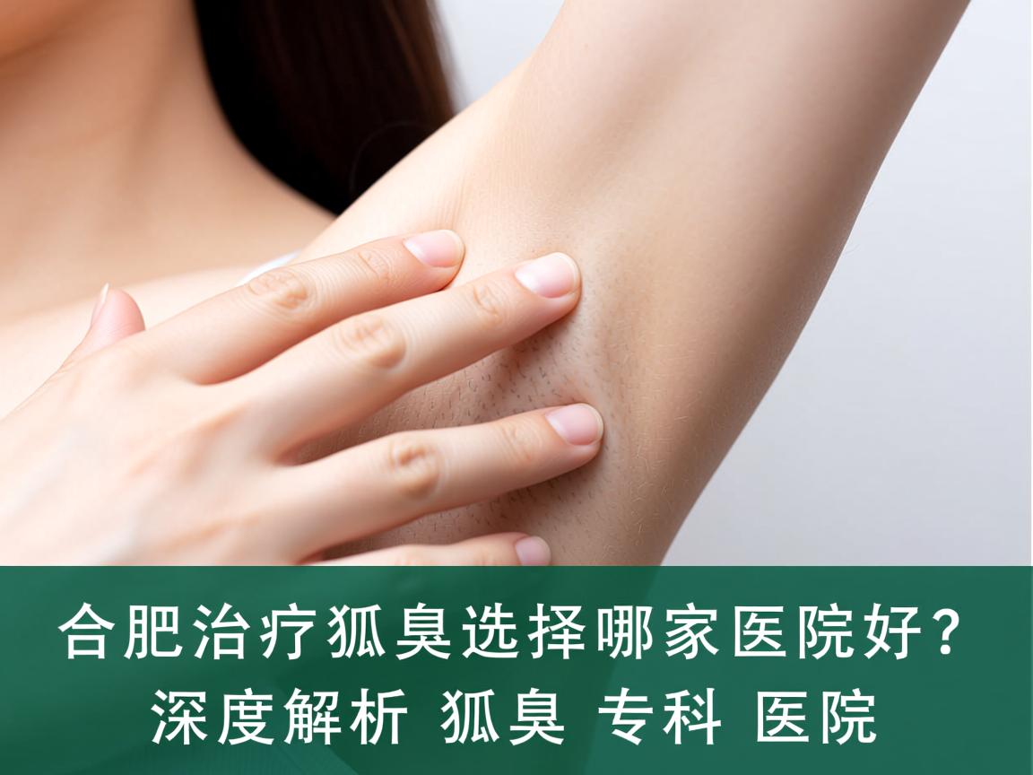 合肥治疗狐臭选择哪家医院好？深度解析狐臭专科医院