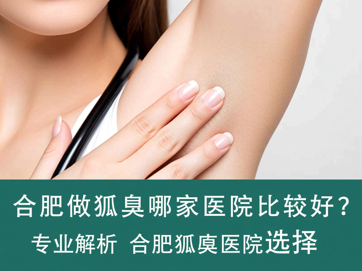 合肥做狐臭哪家医院比较好？专业解析合肥狐臭医院选择