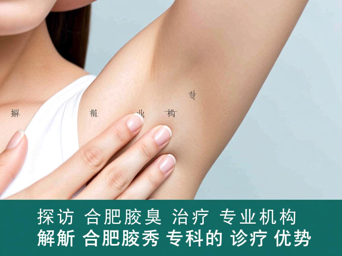探访合肥腋臭治疗专业机构，解析合肥腋秀专科的诊疗优势