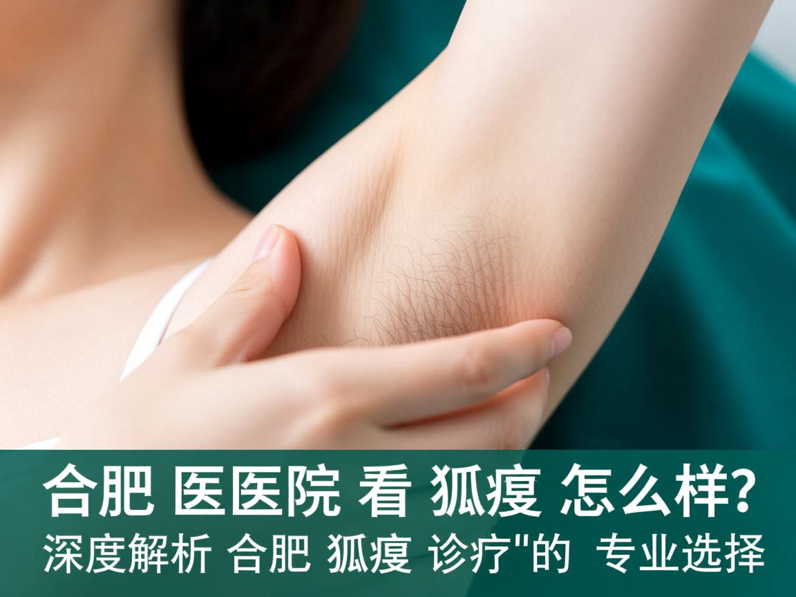 合肥医院看狐臭怎么样？深度解析合肥狐臭诊疗的专业选择
