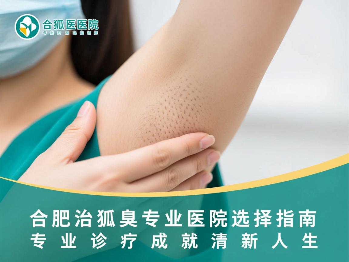 合肥治狐臭专业医院选择指南，专业诊疗成就清新人生