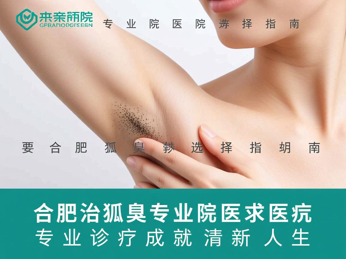 合肥治狐臭专业医院选择指南，专业诊疗成就清新人生