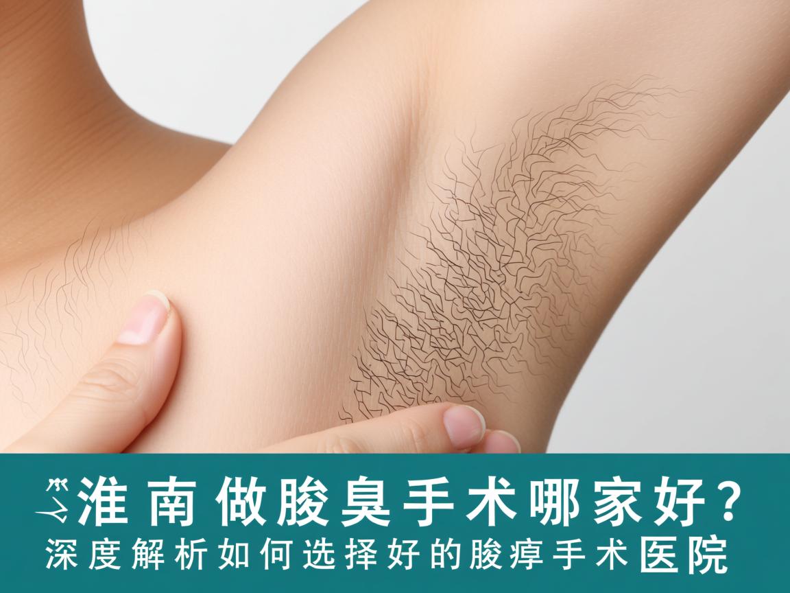 淮南做腋臭手术哪家好？深度解析如何选择好的腋臭手术医院