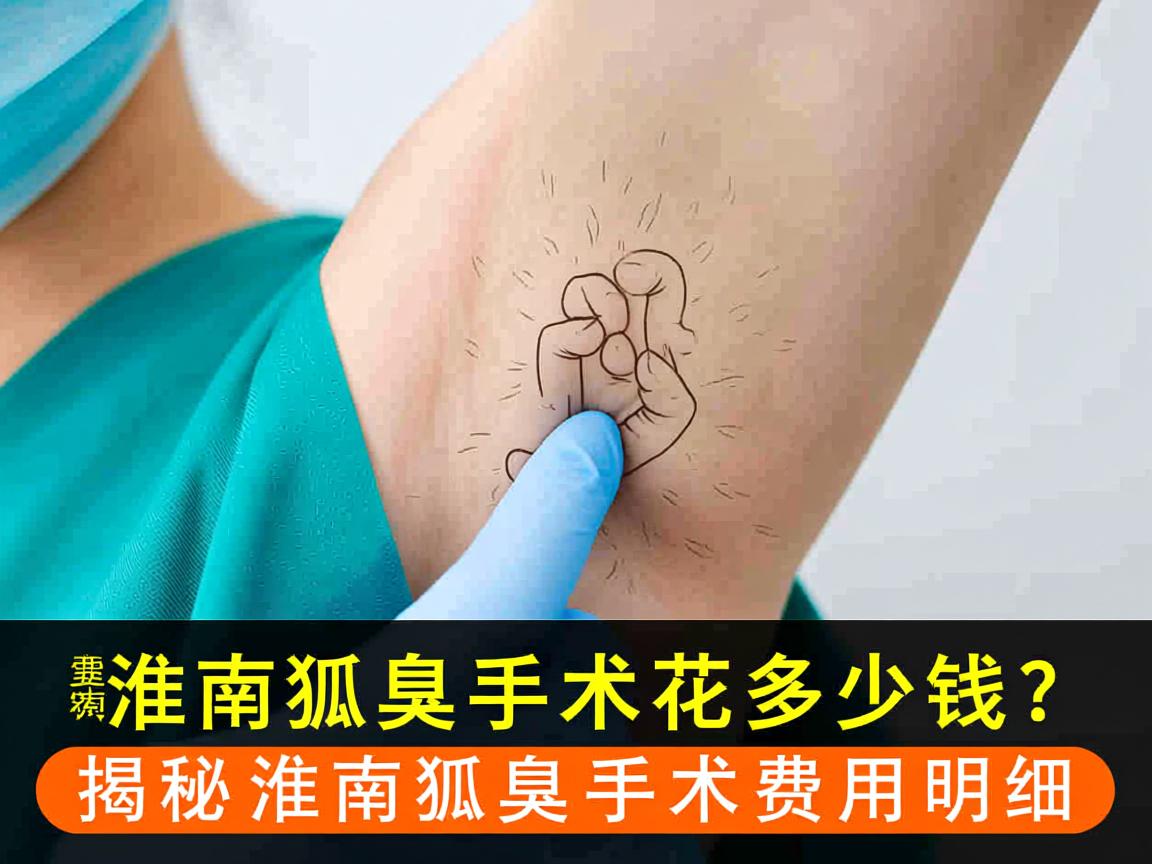 淮南狐臭手术花多少钱？揭秘淮南狐臭手术费用明细