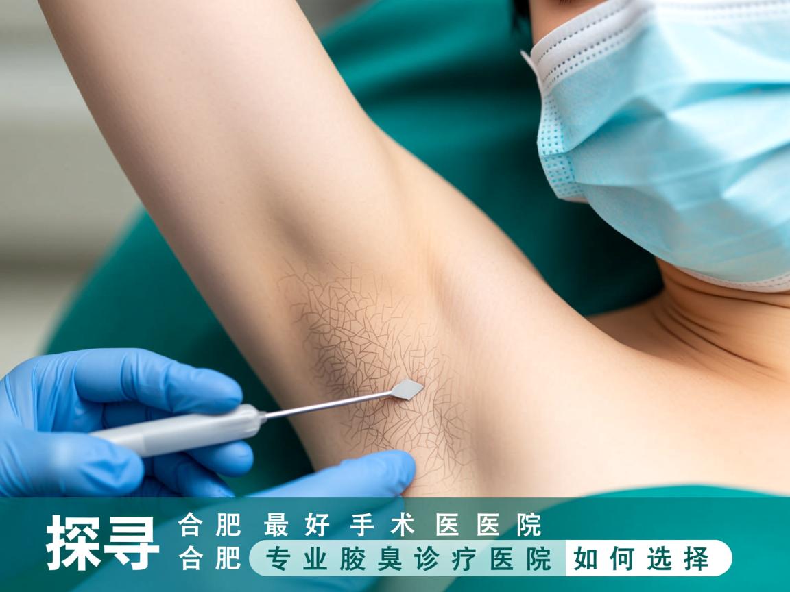探寻合肥最好腋臭手术医院，合肥专业腋臭诊疗医院如何选择