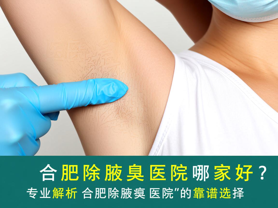 合肥除腋臭医院哪家好？专业解析合肥除腋臭医院的靠谱选择