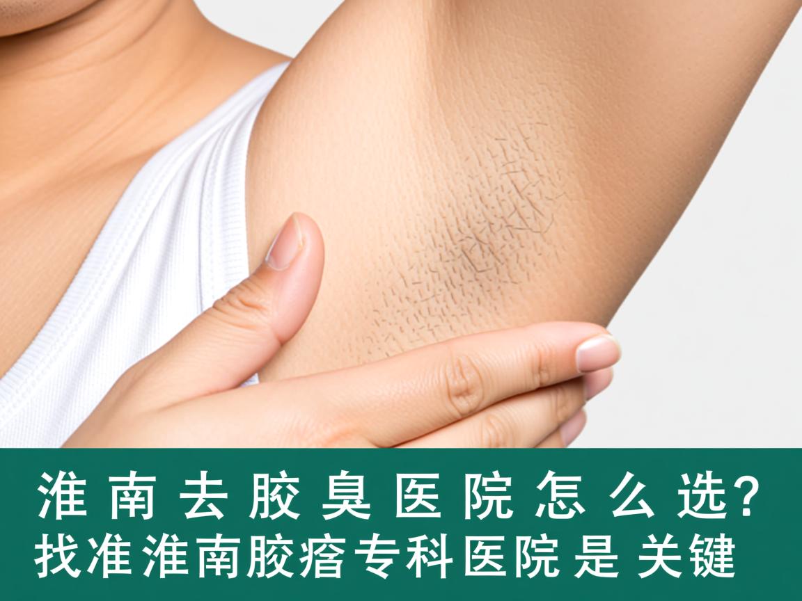 淮南去腋臭医院怎么选？找准淮南腋臭专科医院是关键