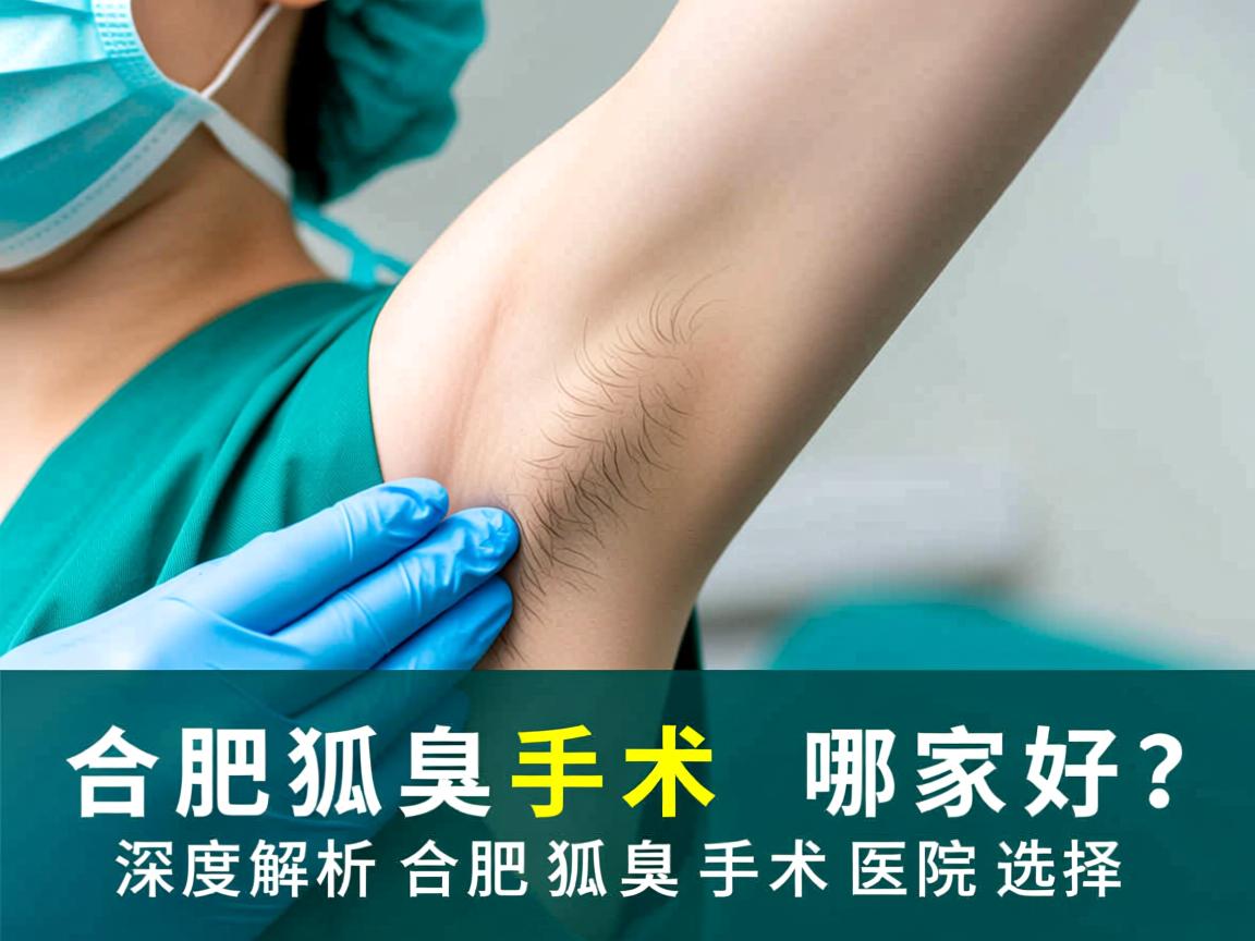 合肥狐臭手术哪家好？深度解析合肥狐臭手术医院选择