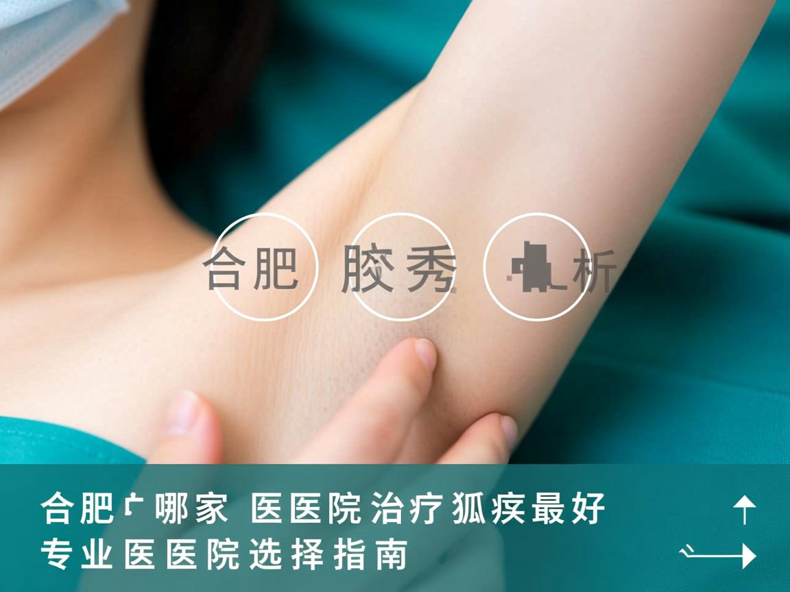 合肥腋秀解析，合肥哪家医院治疗狐臭最好，专业医院选择指南