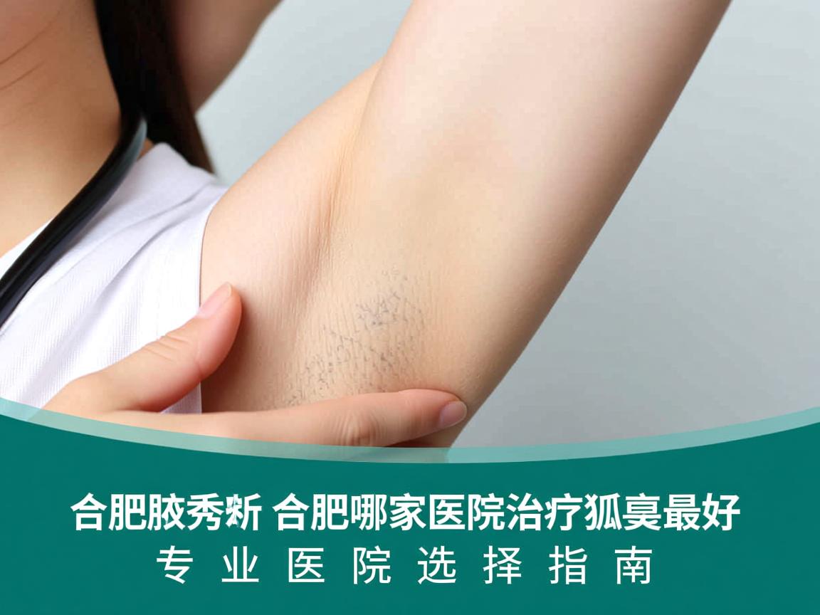 合肥腋秀解析，合肥哪家医院治疗狐臭最好，专业医院选择指南