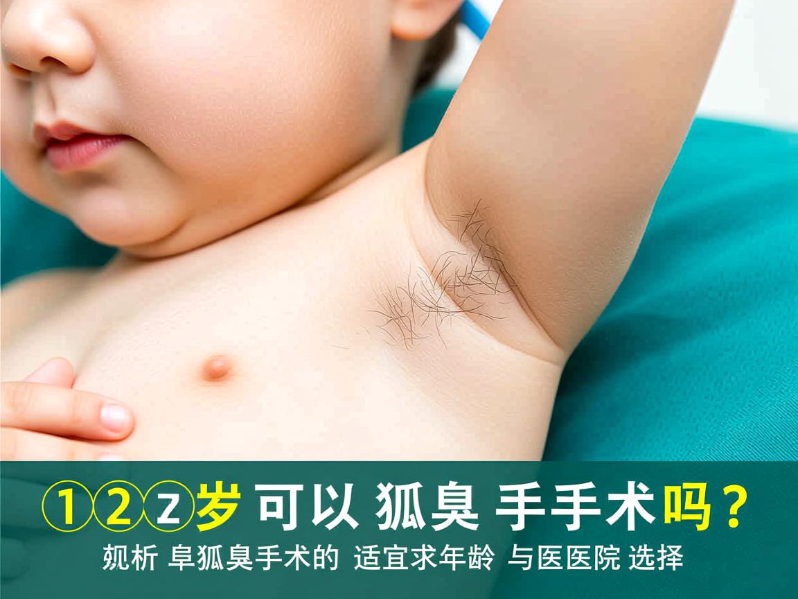 12岁可以狐臭手术吗？解析阜阳狐臭手术的适宜年龄与医院选择