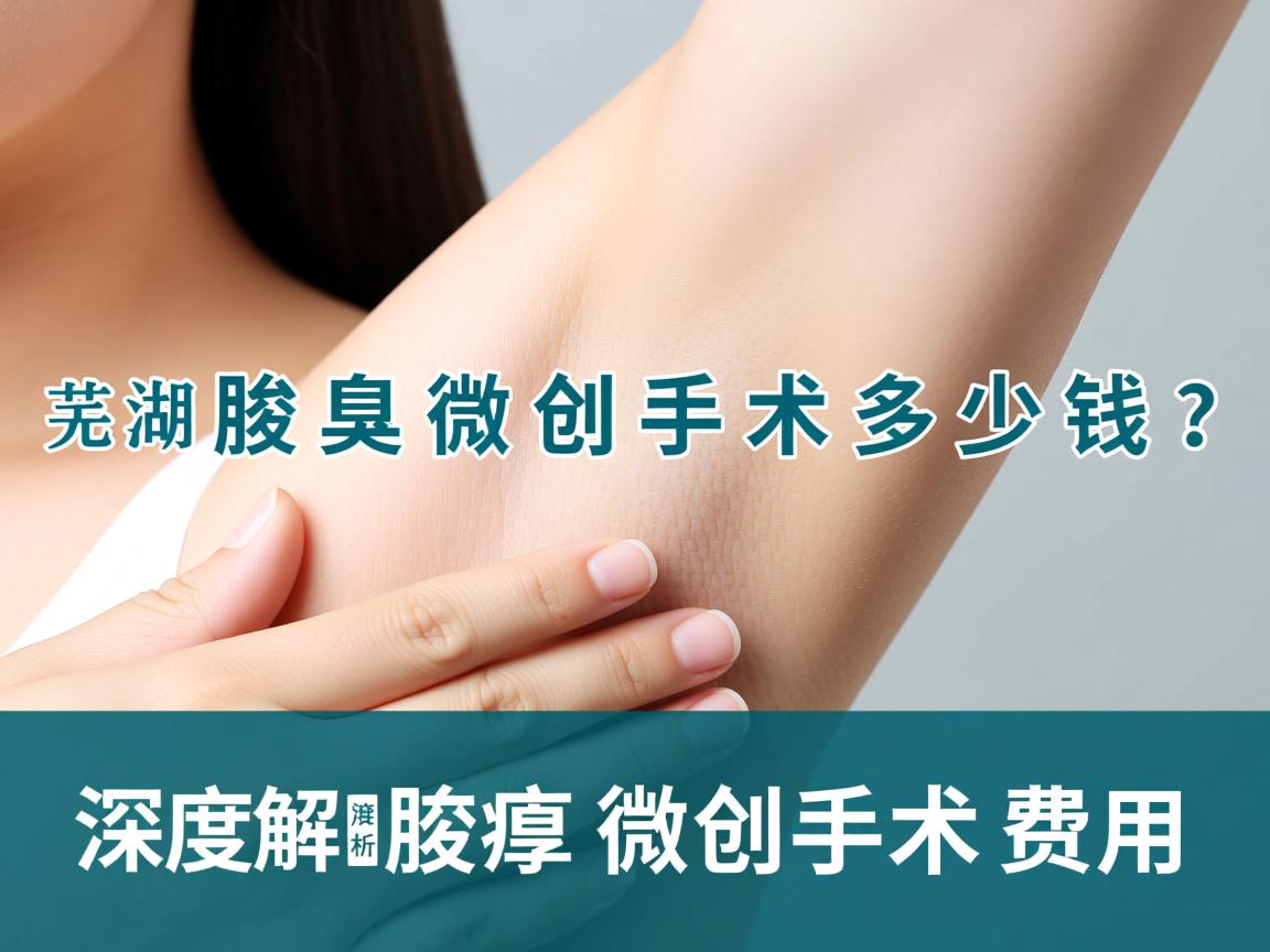 芜湖腋臭微创手术多少钱？深度解析腋臭微创手术费用
