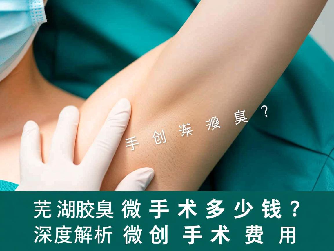 芜湖腋臭微创手术多少钱？深度解析腋臭微创手术费用
