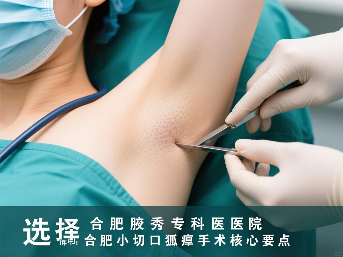选择合肥腋秀专科医院，解析合肥小切口狐臭手术核心要点