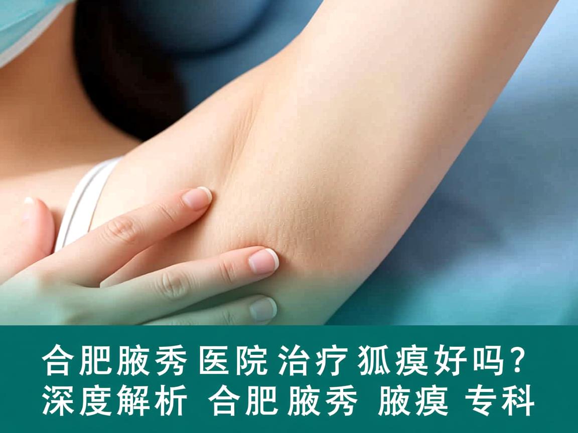 合肥腋秀医院治疗狐臭好吗？深度解析合肥腋秀腋臭专科