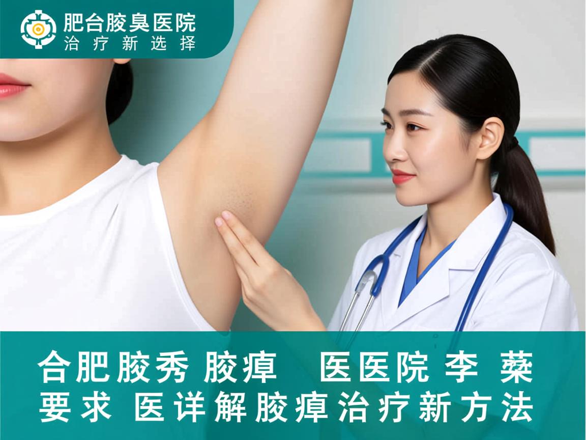 腋臭治疗新选择，合肥腋秀腋臭医院李茹医生详解腋臭治疗新方法