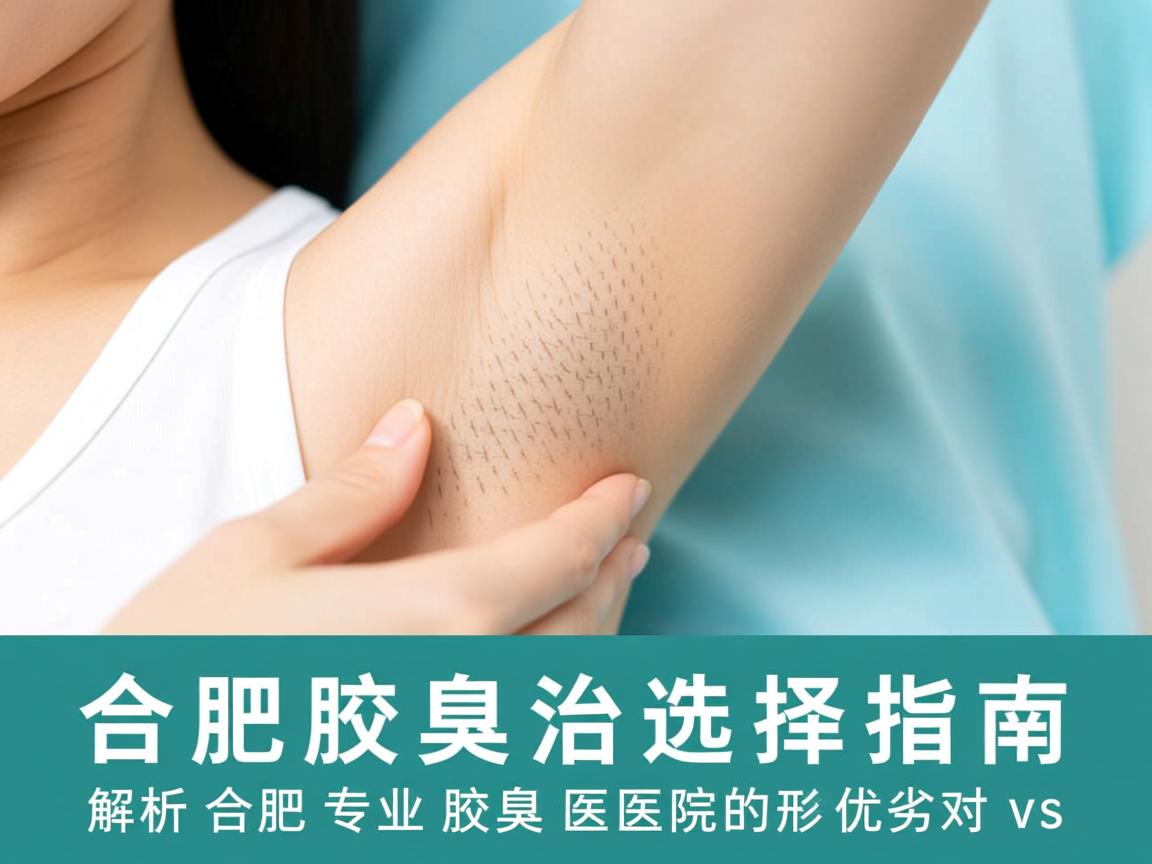 合肥腋臭治疗选择指南，解析合肥专业腋臭医院的优劣对比