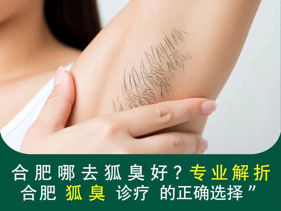 合肥哪去狐臭好？专业解析合肥狐臭诊疗的正确选择