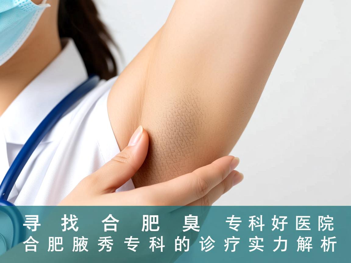 寻找合肥腋臭专科好医院，合肥腋秀专科的诊疗实力解析