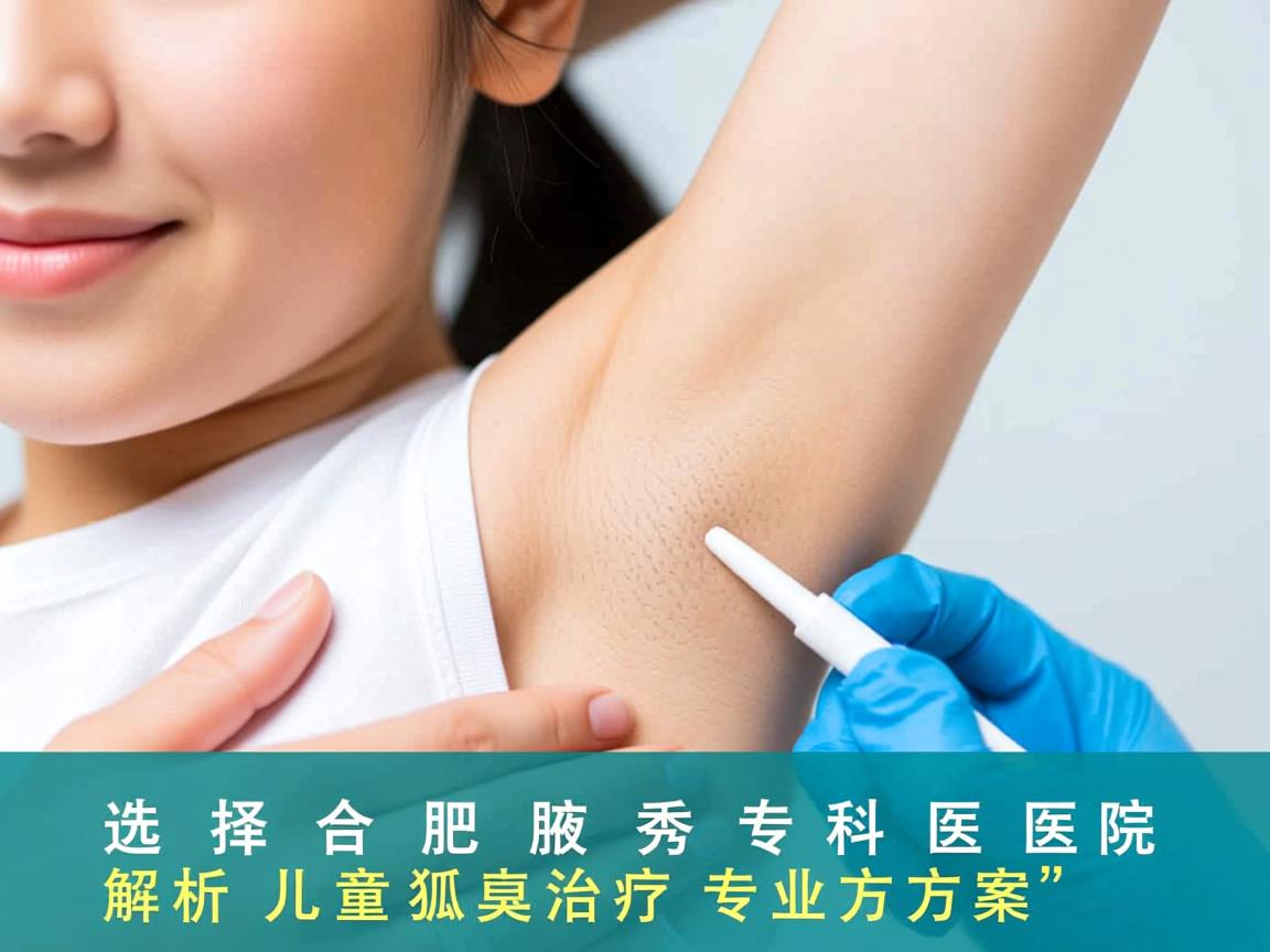 选择合肥腋秀专科医院，解析儿童狐臭治疗的专业方案