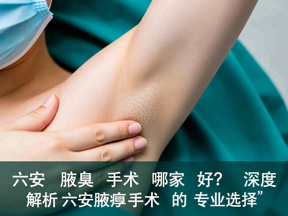 六安腋臭手术哪家好？深度解析六安腋臭手术的专业选择
