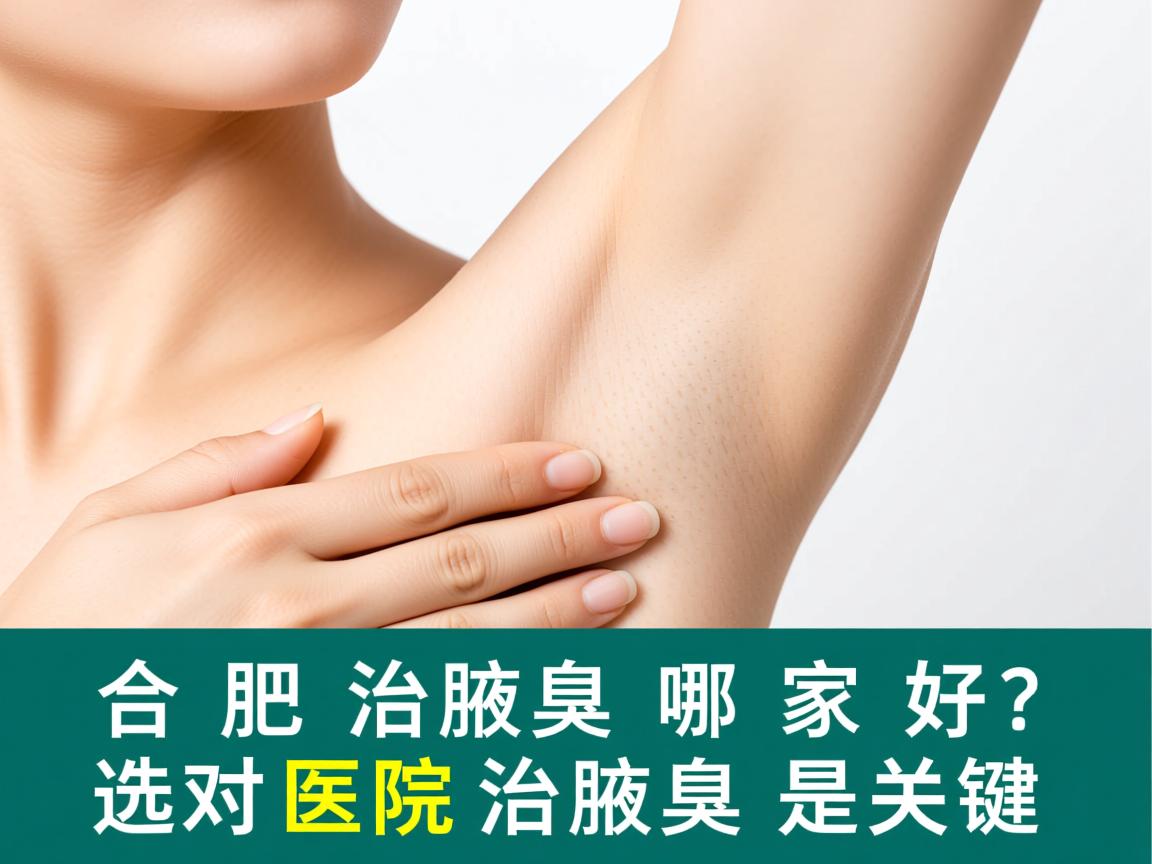 合肥治腋臭哪家好？选对医院治腋臭是关键