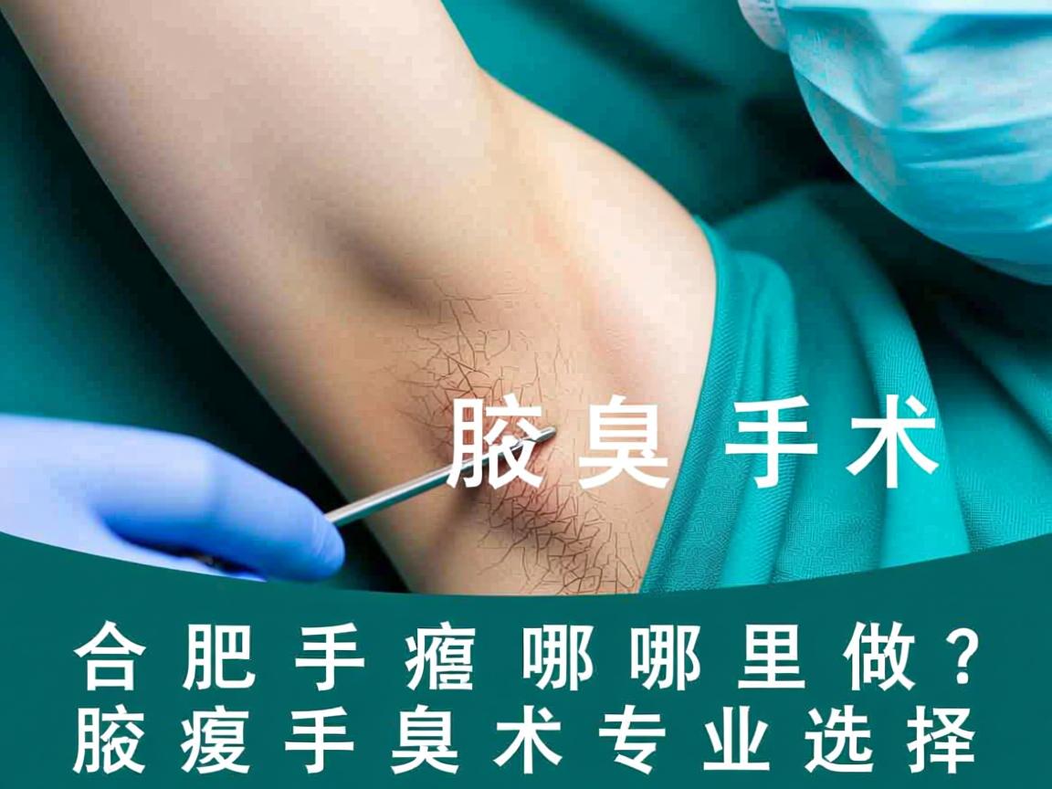 合肥腋臭手术哪里做？详解合肥腋臭手术的专业选择