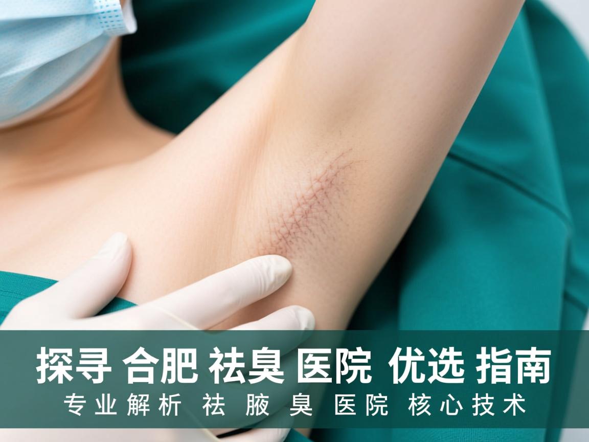 探寻合肥祛腋臭医院优选指南，专业解析祛腋臭医院核心技术