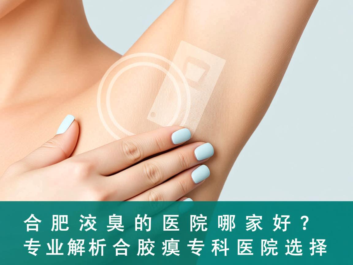 合肥治腋臭的医院哪家好？专业解析合肥腋臭专科医院选择