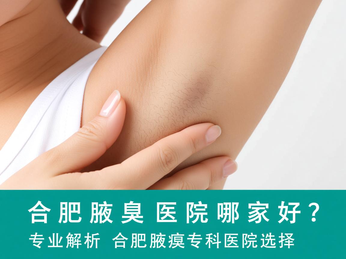 合肥治腋臭的医院哪家好？专业解析合肥腋臭专科医院选择