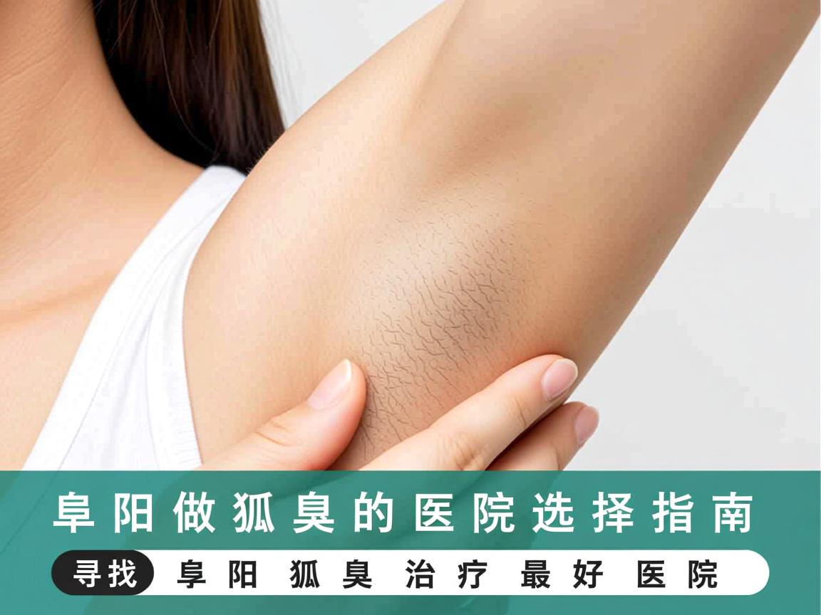 阜阳做狐臭的医院选择指南，寻找阜阳狐臭治疗最好医院