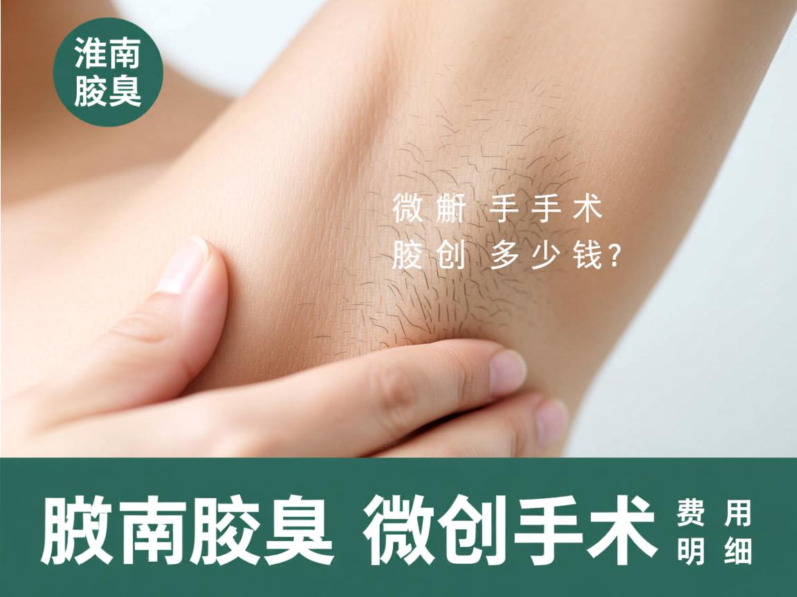 淮南腋臭微创手术多少钱？解析腋臭微创手术费用明细