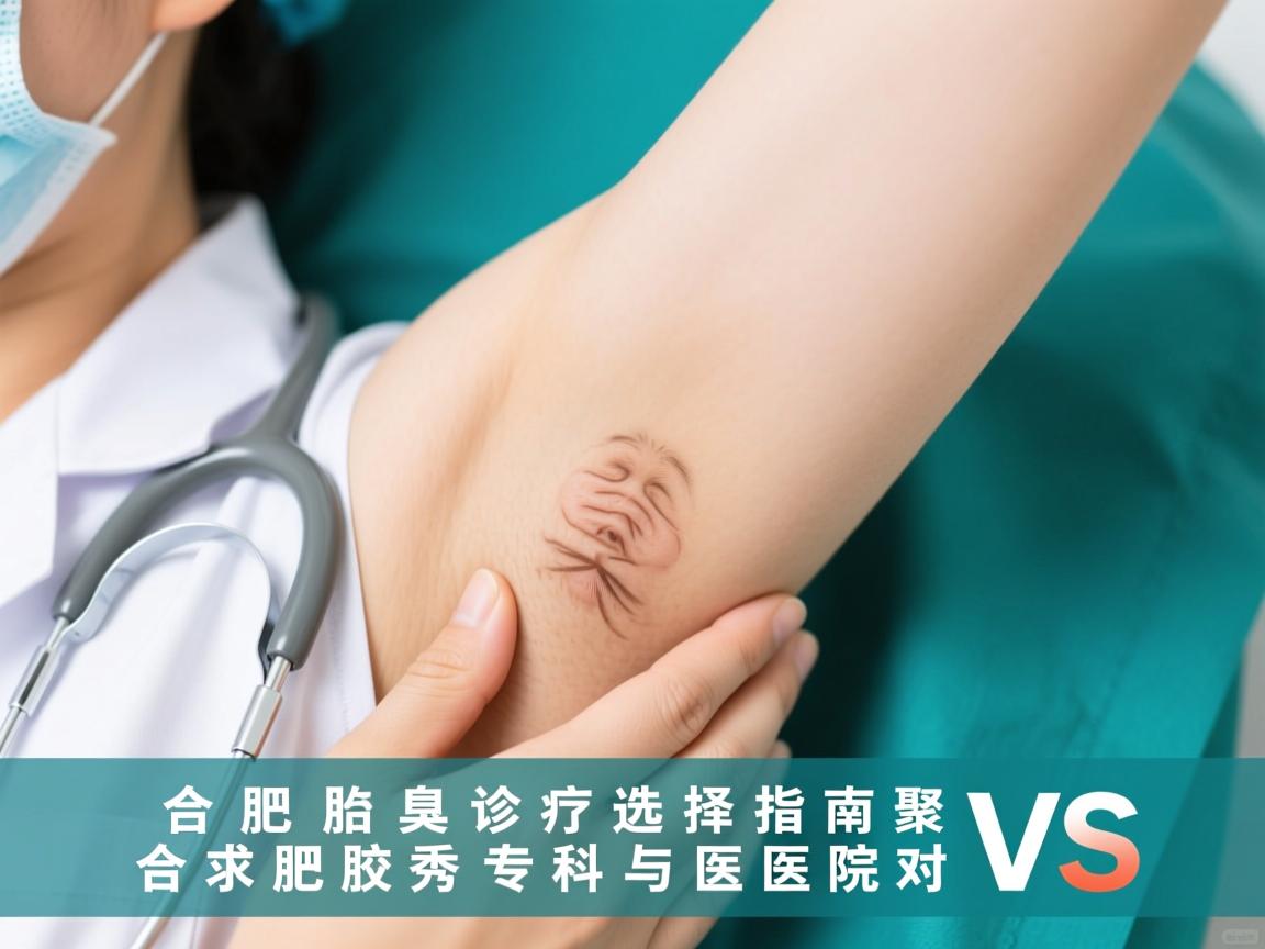 合肥腋臭诊疗选择指南，聚焦合肥腋秀专科与医院对比