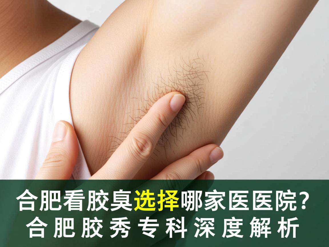 合肥看腋臭选择哪家医院？合肥腋秀专科深度解析