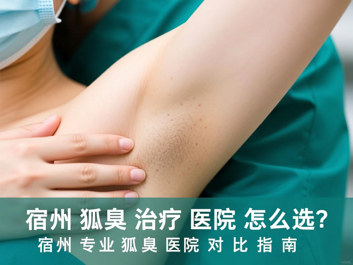 宿州狐臭治疗医院怎么选？宿州专业狐臭医院对比指南
