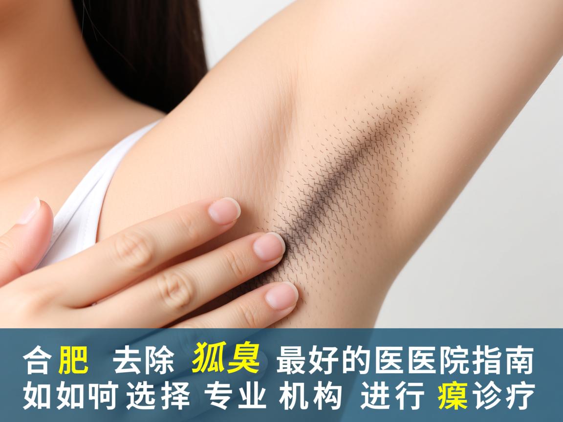 合肥去除狐臭最好的医院指南，如何选择专业机构进行腋臭诊疗