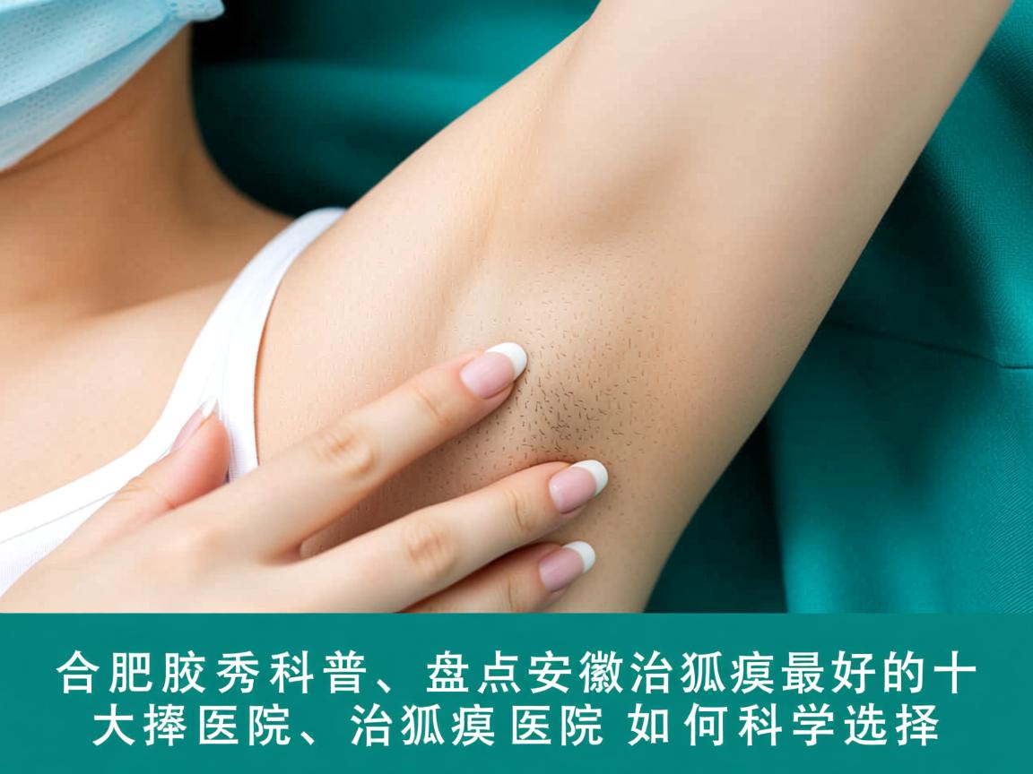 合肥腋秀科普，盘点安徽治狐臭最好的十大医院，治狐臭医院如何科学选择