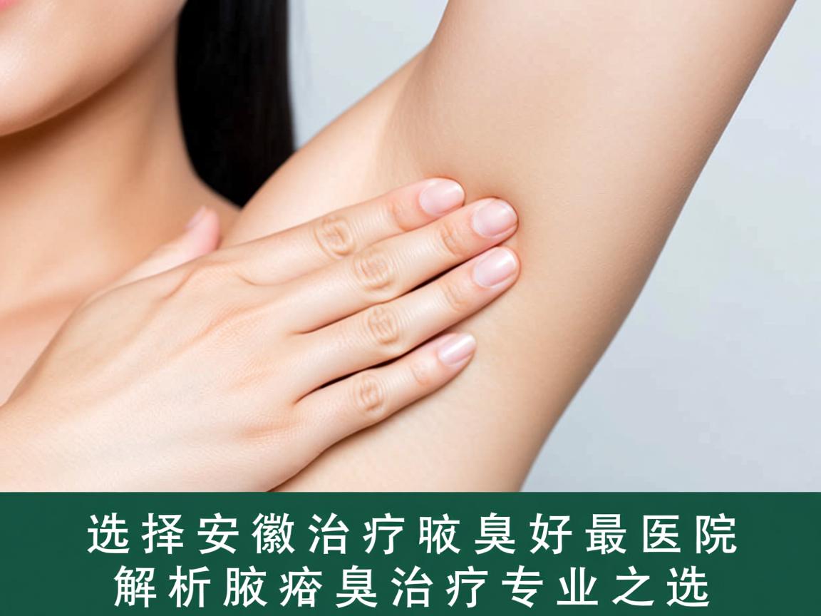 选择安徽治疗腋臭最好的医院，解析腋臭治疗的专业之选