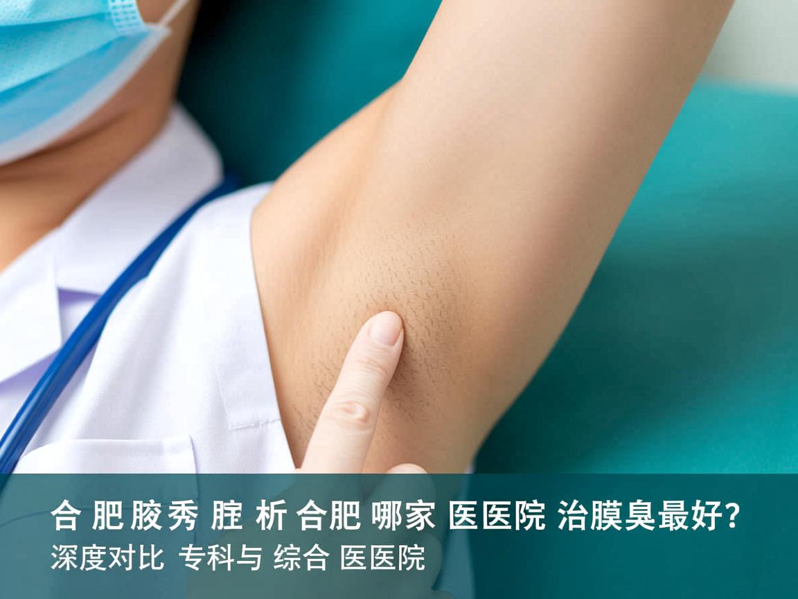 合肥腋秀解析，合肥哪家医院治疗腋臭最好？深度对比专科与综合医院