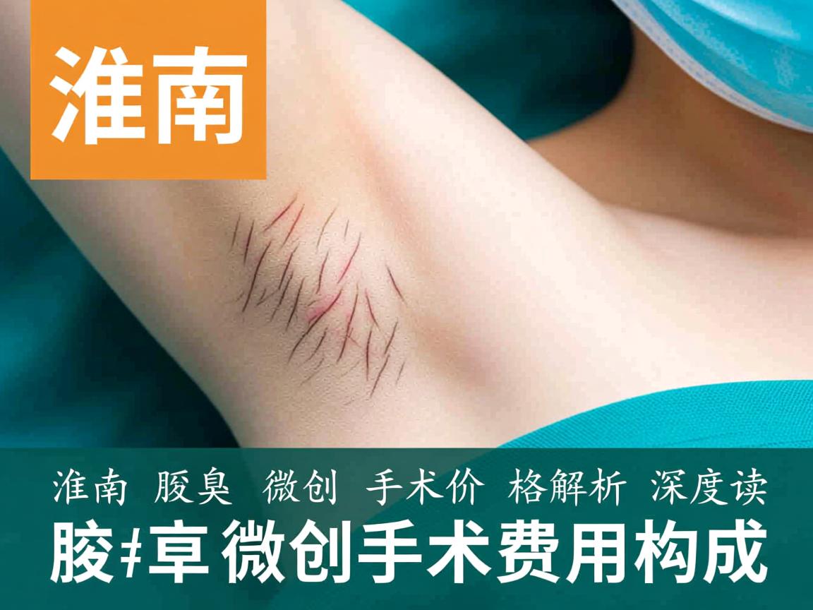 淮南腋臭微创手术价格解析，深度解读腋臭微创手术费用构成
