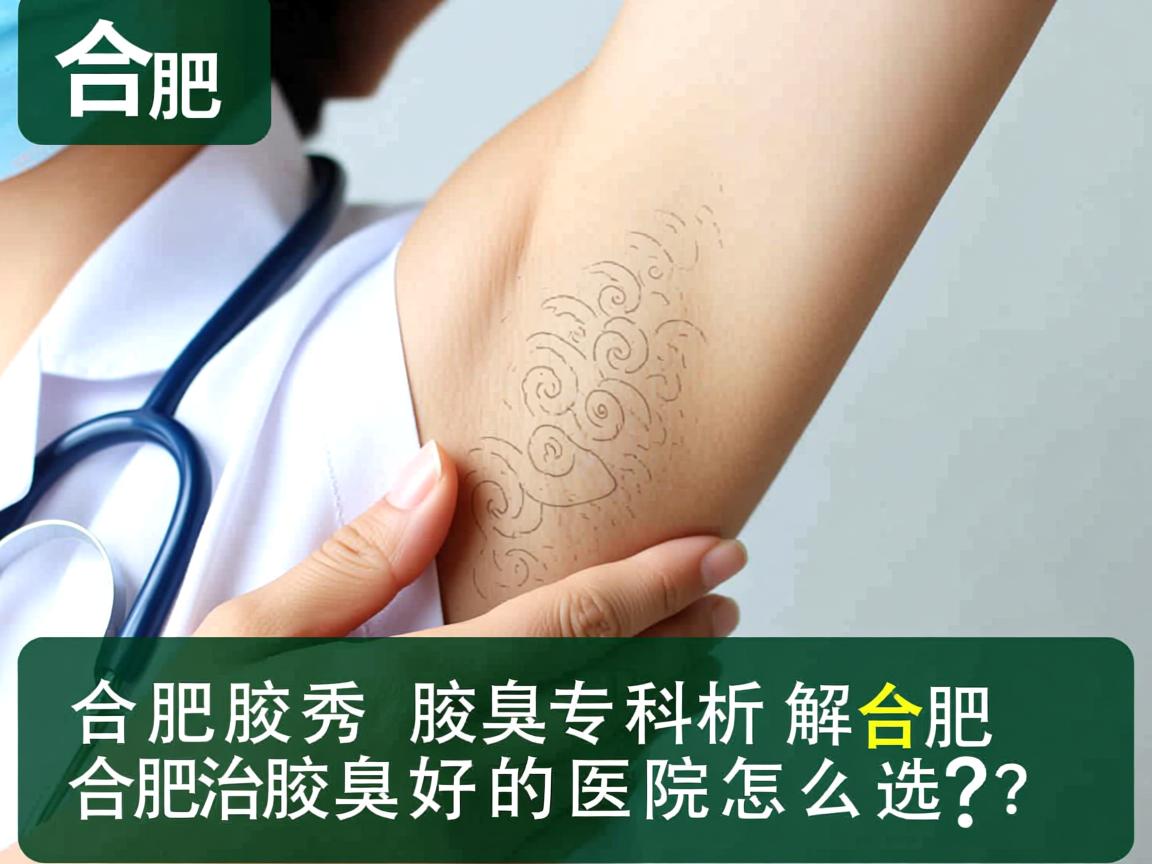 合肥腋秀腋臭专科解析，合肥治腋臭好的医院怎么选？