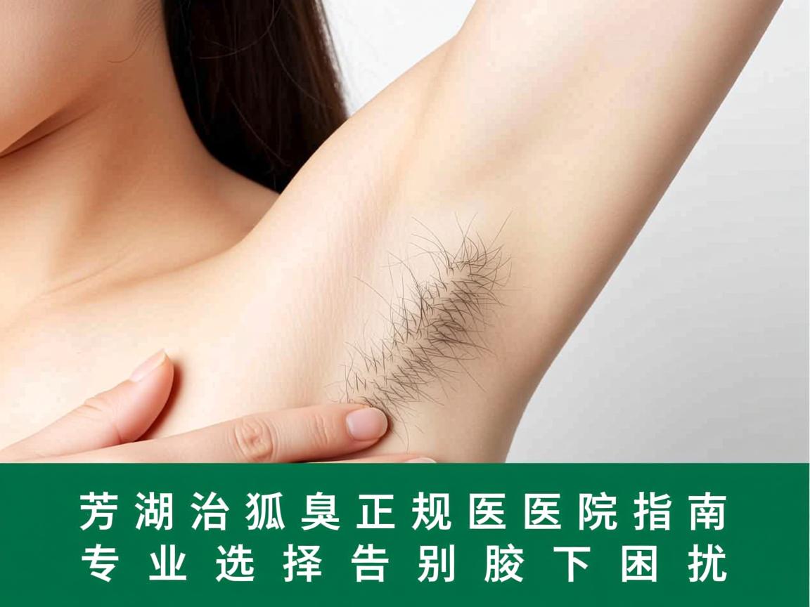 芜湖治狐臭正规医院指南，专业选择，告别腋下困扰
