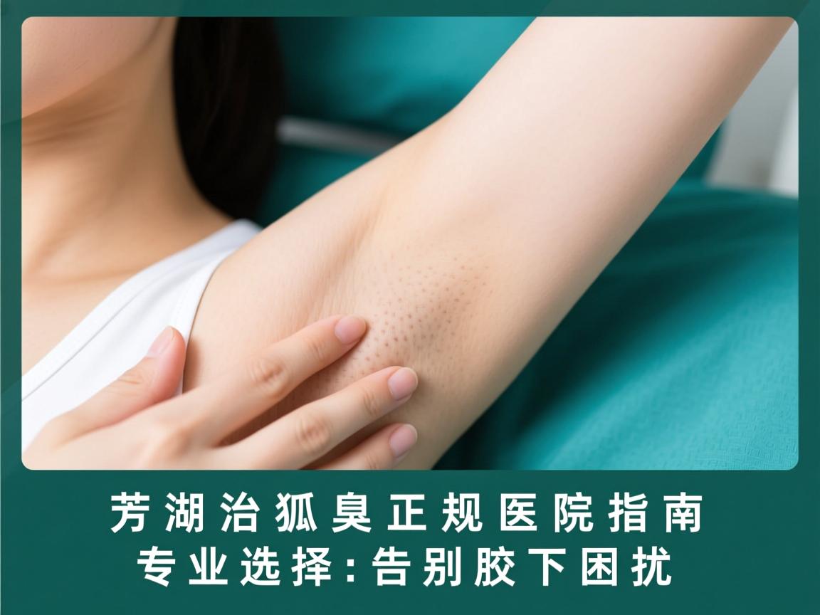 芜湖治狐臭正规医院指南，专业选择，告别腋下困扰