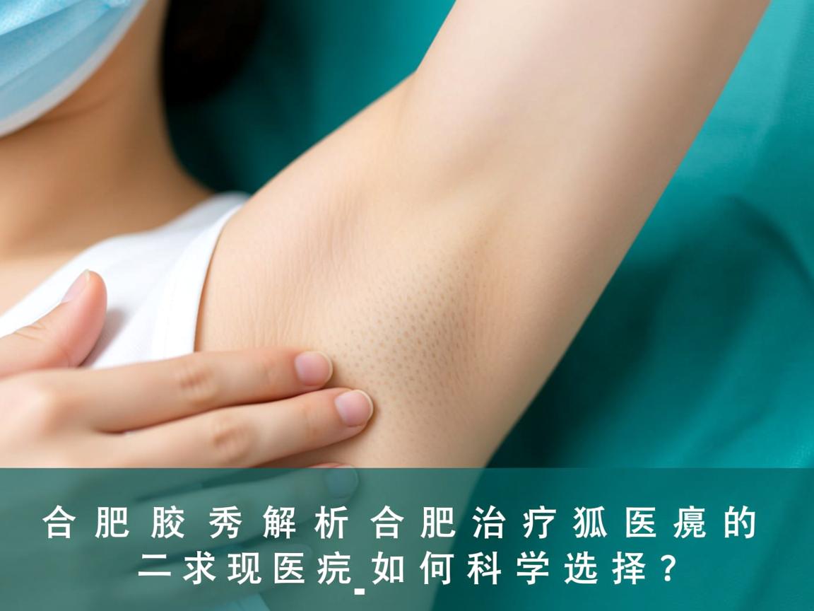 合肥腋秀解析，合肥治疗狐臭的医院，如何科学选择？