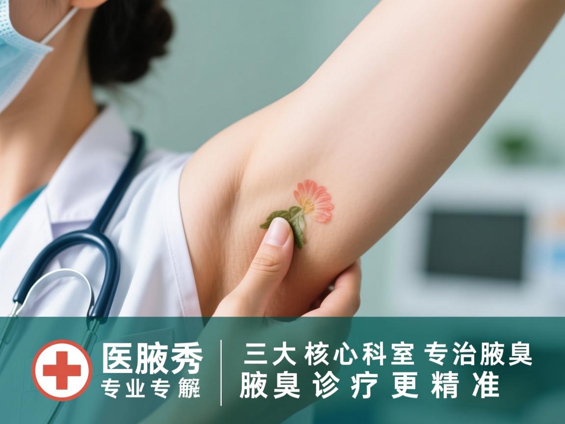 腋秀医院专业解析，三大核心科室专治腋臭，腋臭诊疗更精准
