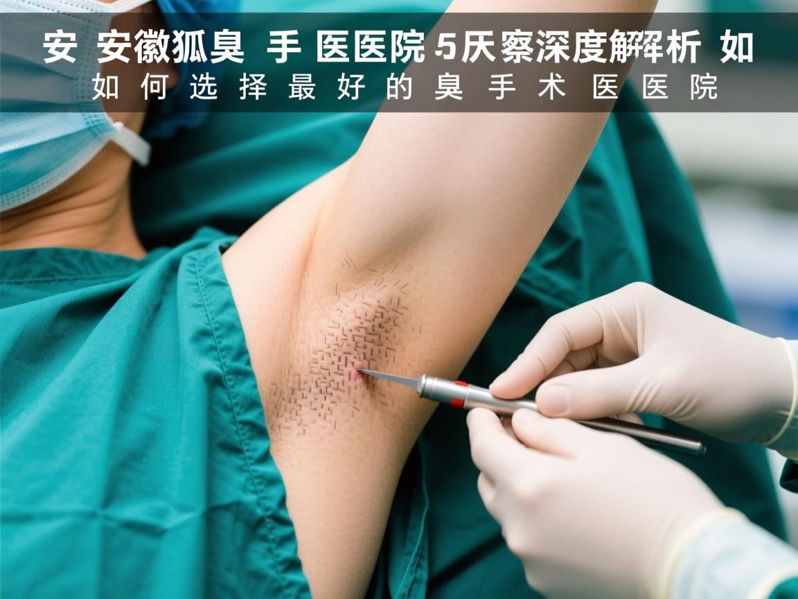 安徽狐臭手术医院深度解析，如何选择最好的狐臭手术医院
