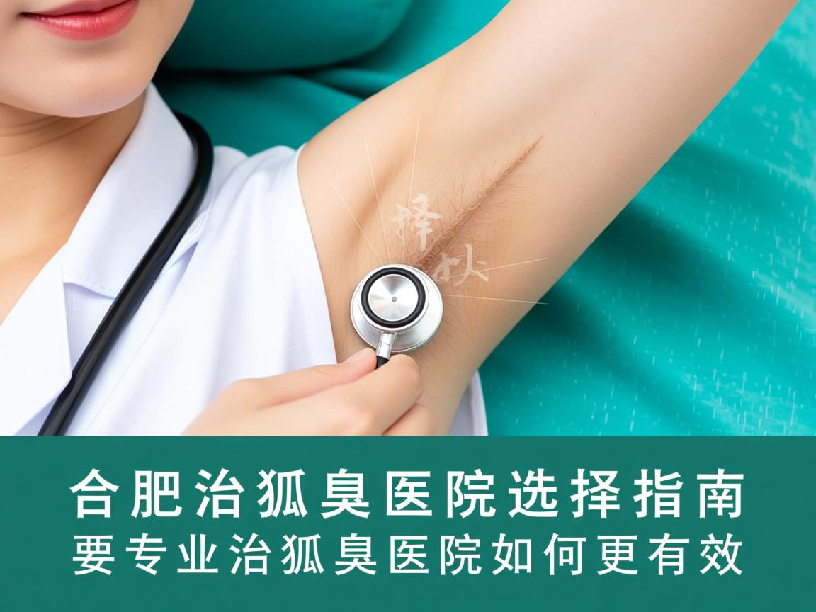 合肥治狐臭医院选择指南，专业治狐臭医院如何更有效
