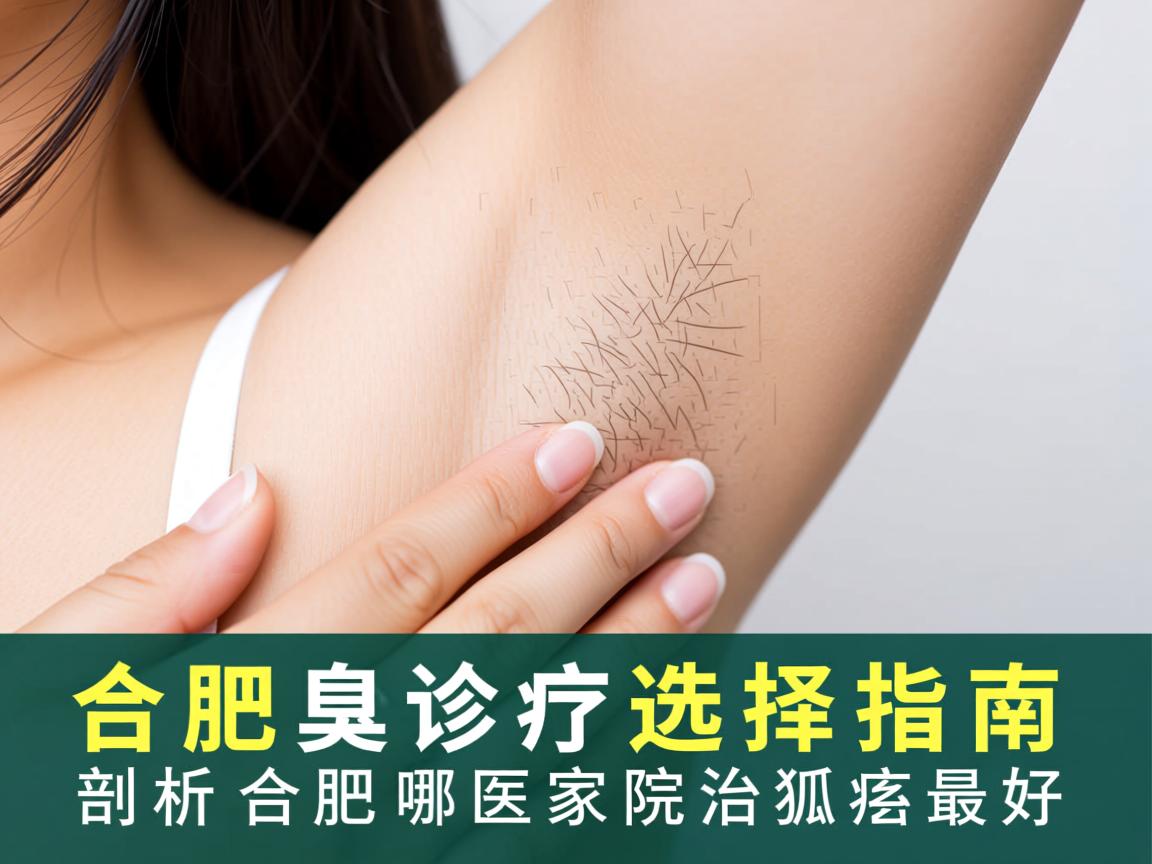 合肥腋臭诊疗选择指南，剖析合肥哪家医院治狐臭最好