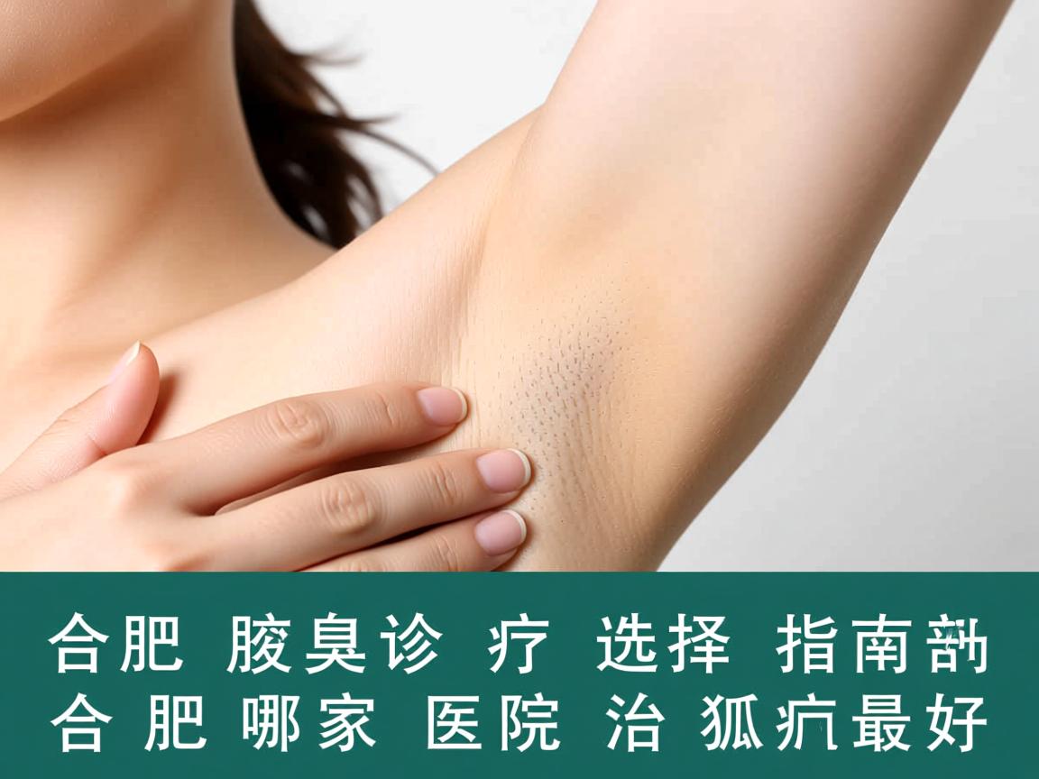 合肥腋臭诊疗选择指南，剖析合肥哪家医院治狐臭最好