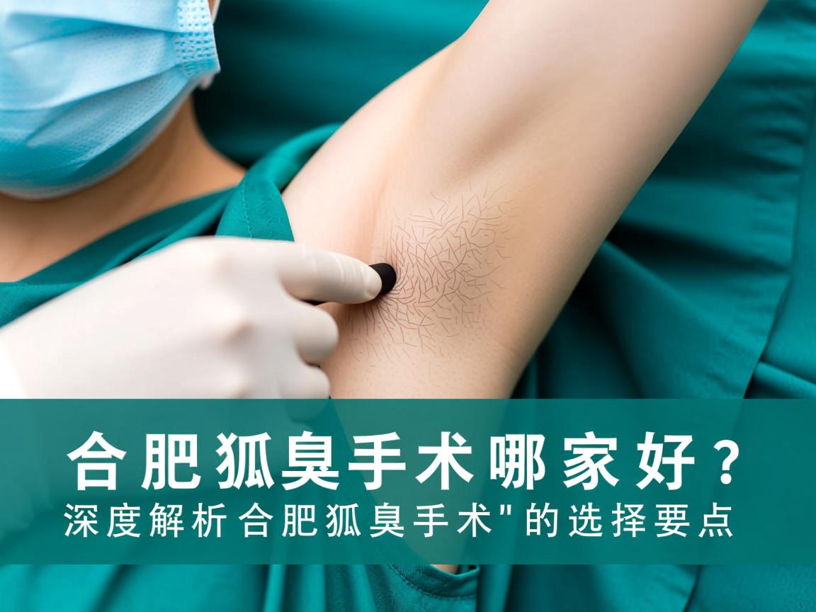 合肥狐臭手术哪家好？深度解析合肥狐臭手术的选择要点